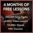 thumbnail image 6 of Ashthorpe 41-Inch Beginner Acoustic Guitar Package - Natural, Complete Starter Kit with Gig Bag, Extra Strings, Strap, and Lessons, 6 of 6