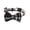 Black, variant on Plaid Bow Tie Breakaway Cat Collar with Bell Adjustable 18-28cm Soft Fabric Pet Collar for Cat Small Dogs Rabbits,1pack,Yellow