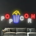 thumbnail image 3 of Handmadetneonsign Popcorn Neon Sign, Popcorn Neon Light, Popcorn Led Light, Popcorn Cinema Film, 3 of 5