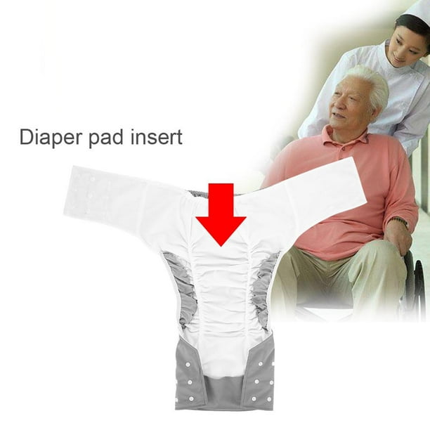 Pañal De Bolsillo Pañal De Bolsillo Para Adultos Reutilizable 5 Colores Cómodo Lavable Para Adultos Mayores