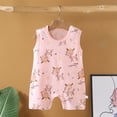 thumbnail image 2 of Unisex Baby Bodysuit Long Sleeve Newborn Infant Outfit&nbsp; for 6-12 Months Baby Sleeveless Summer Clothes For Babies 1 18 Months Old Both Boys And Girls Light And Thin With A Closed Crotch, 2 of 4