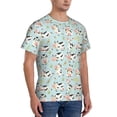 thumbnail image 2 of Bixox Men's Cute Cows Printed Short Sleeve Skinny Athletic T-Shirt, 2 of 6