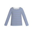 thumbnail image 1 of Girls Tee Navy Blue Striped T-shirt 6 Years, 1 of 3