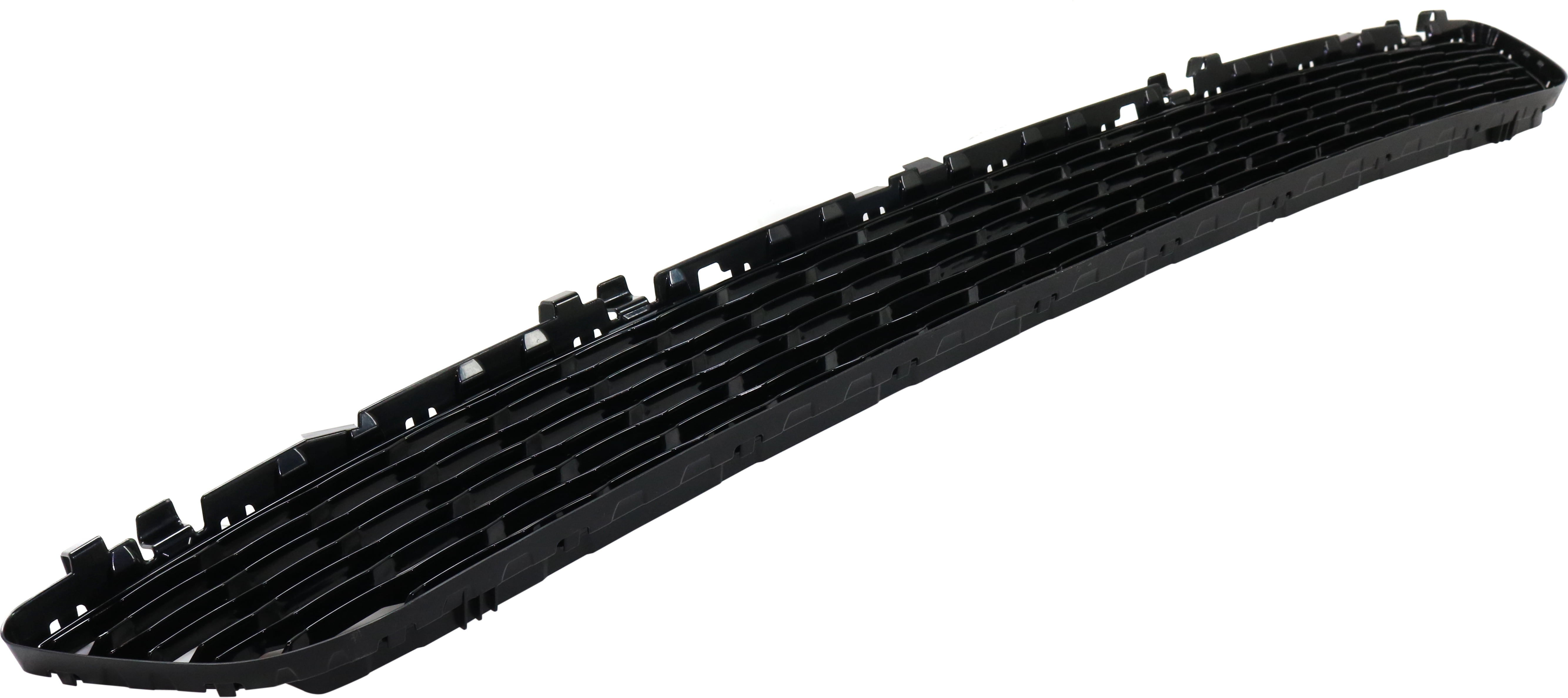 Bumper Grille Compatible With 2017-2021 BMW 530i xDrive Front, Center Black