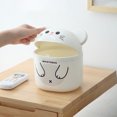 thumbnail image 6 of MLINS 5pcs Plastic Trash Can Mini Paper Waste Bucket Small Paper Basket Desk Kawaii Trash Can, 6 of 8