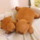 thumbnail image 4 of 60-100 muñecos de peluche de carpincho tumbado gigante alfombra de piso de alta calidad animal marrón carpincho alfombra de felpa decoración del hogar regalo para niños niñas, 4 of 5
