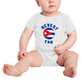 thumbnail image 2 of Newest Cuba National Soccer Team Fan Cute Baby Clothes Unisex (White, 0-3 Months), 2 of 5