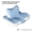 Blue, variant on AMORIDAGE Face Down Pillow for Prone Sleeping, 5-Zone Memory Foam Contour Pillow, Pink and Beige