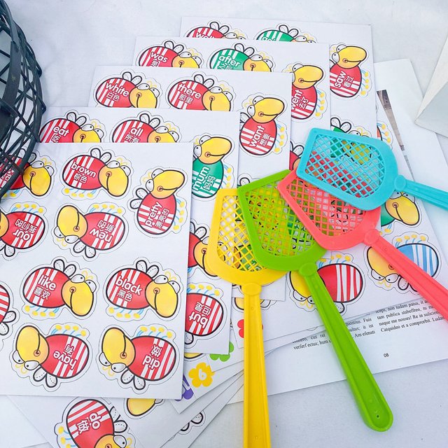 Juguete educativo, palabras en inglés Crazy Shoot Crazy Shoot Flies Toy Palabras en inglés Juegos de mesa Verdadera excelencia