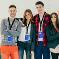 thumbnail image 4 of 10pcs Neck Lanyards ID Badge Holder Lanyards Nylon Card Lanyards Key Lanyard, 4 of 5