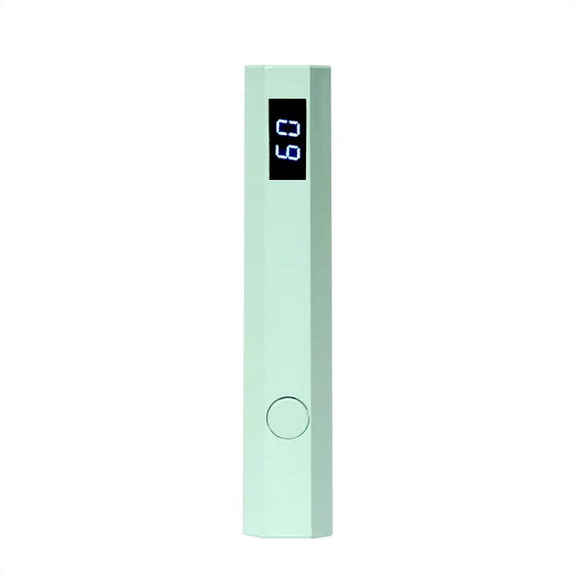 HHBEAUTY Handheld UV Nail Lamp, Portable LED Nail Lamp, Mini Nail Dryer with LCD Screen, USB Nail Light for Fast Curing