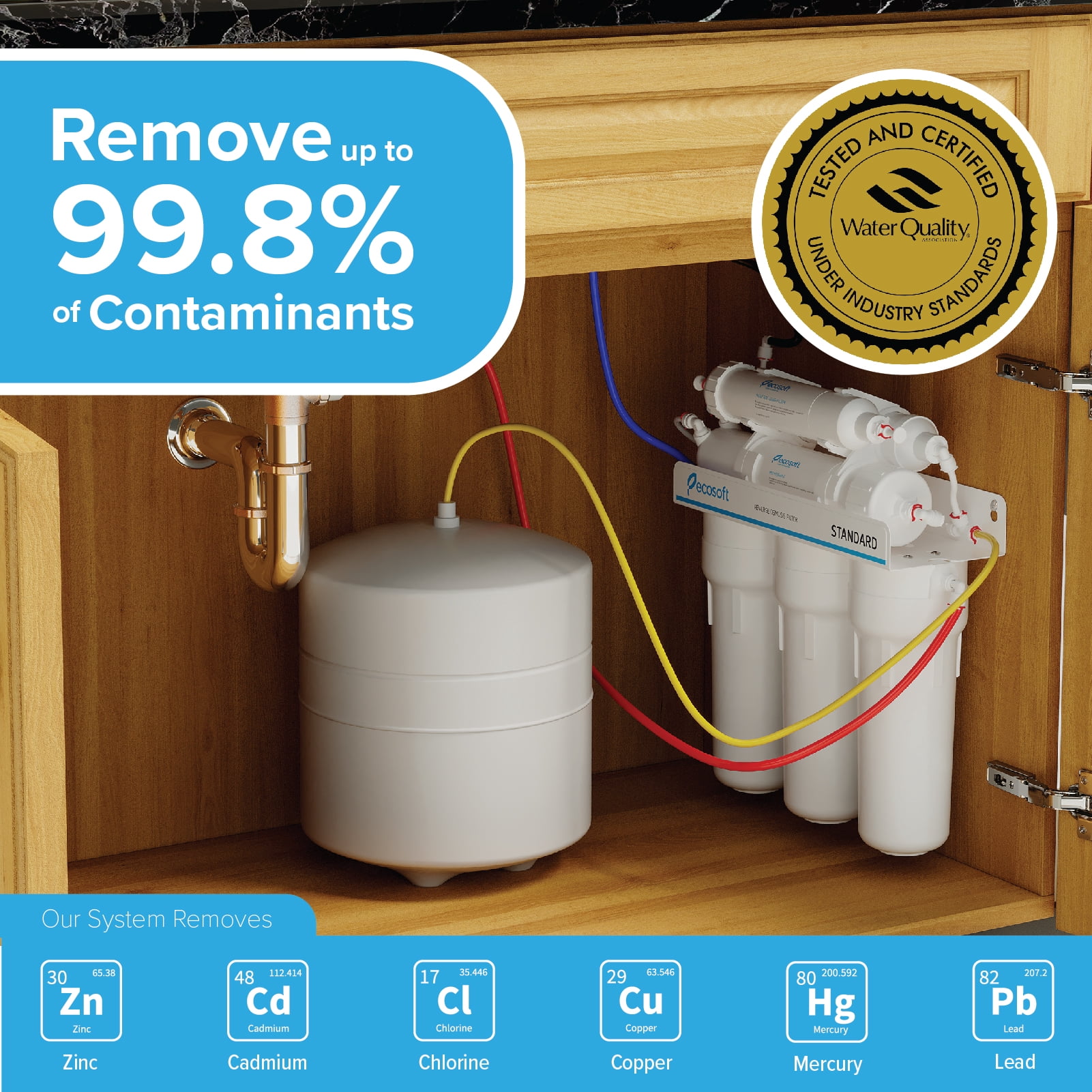 PureFlow Under-Sink Filtration System with Multi Stage Technology
