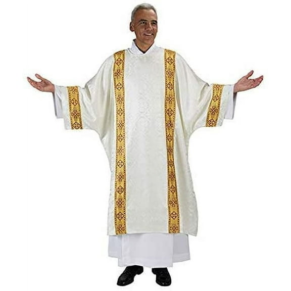 "Avignon Collection Dalmatic (Ivory) 59"" x 49"""