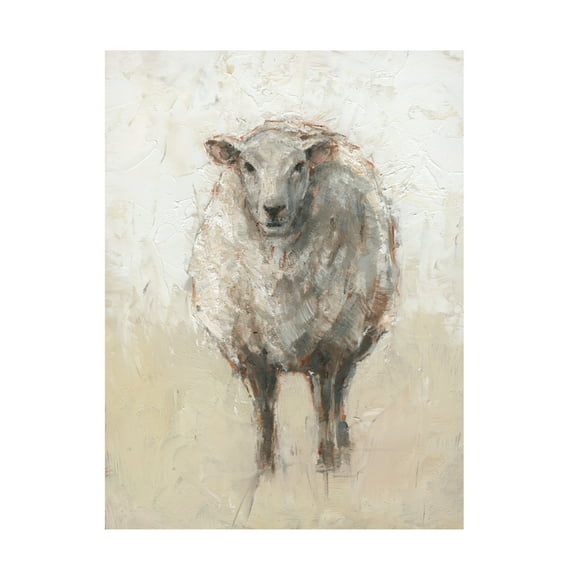 Ethan Harper 'Fluffy Sheep I' Canvas Art