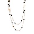 thumbnail image 1 of fastboy Multiple Colors Available Fashionable Chain Necklace For Women S Sweaters Exquisite Workmanship Black, 1 of 6
