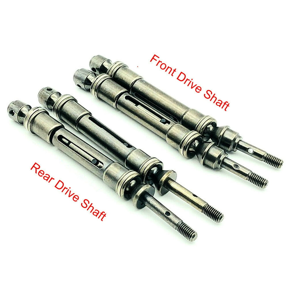 Front & Rear Drive Shaft For Traxxas Slash 4X4 Rustler VXL Stampede 4X4