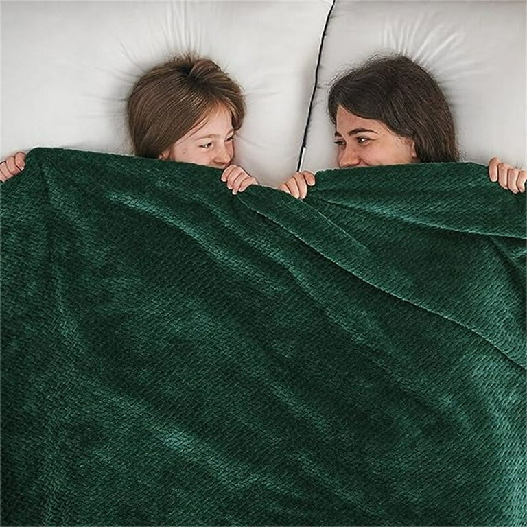 Forest green throw blanket hotsell