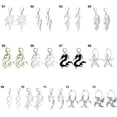 thumbnail image 5 of QQTDFG Acrylic Cool Chic Totem Dragon Earrings Darts Hoop Earrings Dragon Pattern-4, 5 of 9