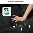 thumbnail image 3 of BEHOST 86" Oversized Folding Sofa Bed with Pillow and Back Support, Convertible Sleeper Chair for Living Room, Black, 3 of 9