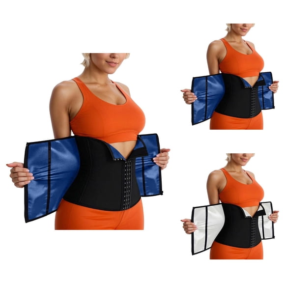 Waist Trainer for Women Lower Belly Waist Trimmer Corset Tummy Control Workout Sweat Belt Sports Sauna Suit