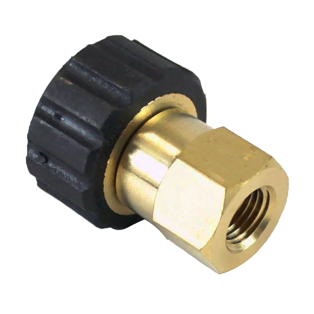 Pressure Washer Fitting Adapter Connector Plug 22mm Male X 3/8" Male NPT Size 