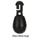 thumbnail image 5 of Yuarrent 50 Uds. De cuentas de cambio rápido, aparejos de Terminal, método de choque, alimentador, suministro de anzuelos, accesorios, aparejos de cebo, Pescar Negro/L Yuarrent OD030630-01, 5 of 6
