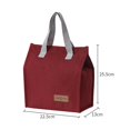 thumbnail image 3 of Lunch Box Bag with Handles Reusable Lunch Box Bags for Car Travel Work Picnic, 3 of 6