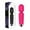 rose pink, variant on Rulwuck 20 Modes Handheld Cordless Wand Neck, Back & Shoulders Personal Massager w/ Charging Cable & Instruction Manual, Black