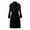 Black, variant on AOOCHASLIY 2023 Women Winter Coat Fashion Women Turn Down Collar Long Sleeve Casual Coat Cardigan Blouse