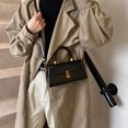 thumbnail image 3 of Superior Bolso Cuadrado Pequeño Cuerpo Cruzado PU Cuero Lujo para Mujeres Compras Viajes, 3 of 9