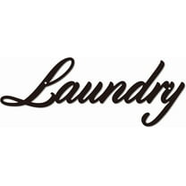 Laundry Metal Signs Wall Decor Black Wall Art Vintage Rustic Laundry Room Words Iron Backdrop Decoration Hanging Wall Ornament for Home Hotel Bathroom Farmhouse Gifts 15.7 x 5.9 Inch DIY