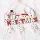 thumbnail image 3 of Adornos colgantes de madera de Papá Noel con forma de gnomo 2024, adornos navideños para el hogar, colgantes para el árbol de Navidad, Navidad, Año Nuevo 2025, 3 of 5