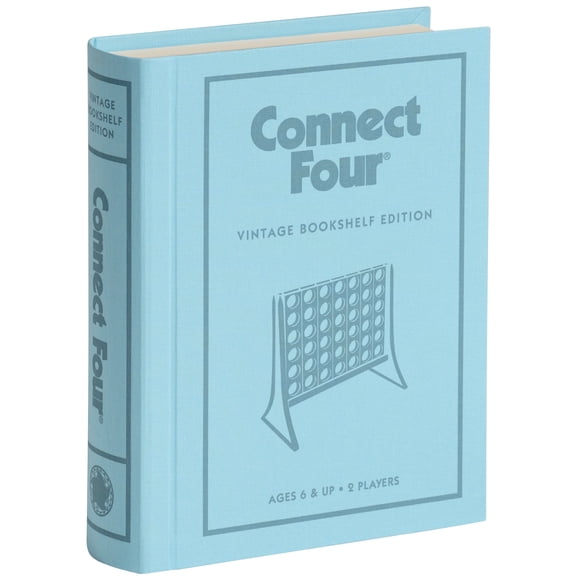 WS Game Company Connect Four Vintage Bookshelf Edition, Family Board Game