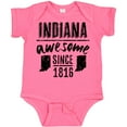 thumbnail image 3 of Inktastic Indiana Awesome Since 1816 Boys or Girls Baby Bodysuit, 3 of 5