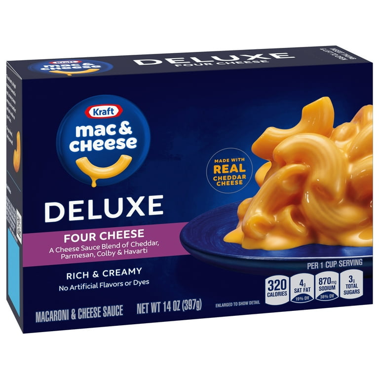 Kraft Four Cheese Mac N Cheese Dinner 14 oz Shelf-Stable
