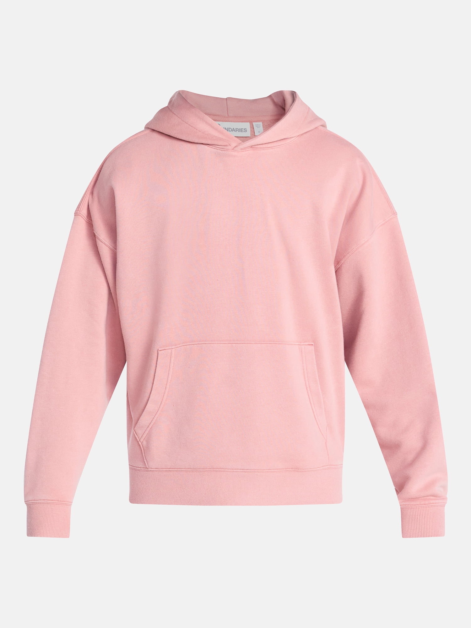 No Boundaries Oversized Hoodie with Long Sleeves, Men's XS-4XLT