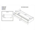 thumbnail image 5 of AFI Queen Foot Drawer in Grey, 5 of 5