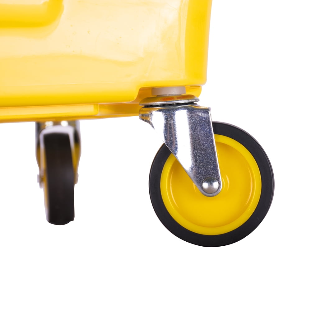 Kepooman 36L/34Quart/9.5Gallon Mop Bucket with Side Press Wringer, Mop Bucket Wringer Combo with Wheels, Yellow Kepooman 36L/34Quart/9.5Gallon Mop Bucket with Side Press Wringer, Mop Bucket Wringer Combo with Wheels, Yellow