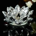 thumbnail image 3 of 60mmkvartskristalllotusblommahantverkglasfigurergåvaRed, 3 of 5
