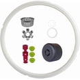 thumbnail image 1 of 10PCS Replacement Parts for Instant Pot Pro/Pro Plus 6 QT, Duo Evo Plus 6 QT, Steam Release Handle, Sealing Ring, Float Valve W/Silicone Cap and Anti-Block Shield By Pnltae, 1 of 7