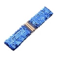 thumbnail image 4 of SRZYMJ Womens Plus Size Stretchy Waist Belts Metal Interlock Buckles Sequins Decor Belts for Dresses, 4 of 4