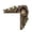 Green#0928-8, variant on Witch on Broomstick Door Corner Sign Wooden L Shaped Halloween Topper with Pumpkin Gothic Door Decor 7.9 In
