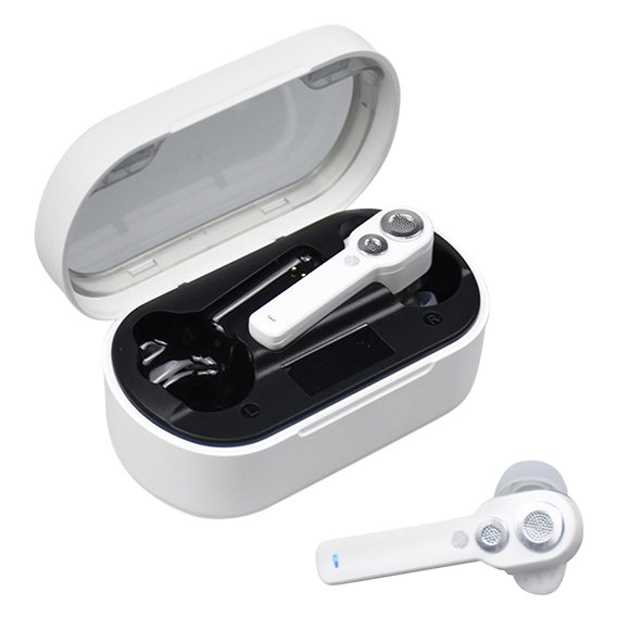 D18 TWS Wireless Earphones In-ear Headphones Charging Stand with Battery Display