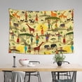 thumbnail image 4 of Xecao Ethnic African Print Tapestry, Wall Hanging Room Funny Decor, Backdrop Room Decor for Bedroom Living Room dormitory, 4 of 8