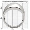 thumbnail image 2 of TK034 - High polished (no plating) Stainless Steel Ring with No Stone, 2 of 5