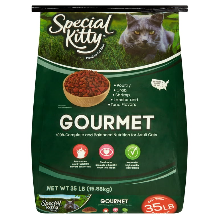 Special Kitty Gourmet Formula Dry Cat Food 35 lb Walmart