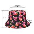 thumbnail image 2 of Charmgo Trucker Hat Clearance, Men and Women Casual Summer Printed Outdoor Double Sided Flat Top Sunshade Bucket Hat Bucket Hat Baseball Cap, Sun Hats for Women Pink, 2 of 2