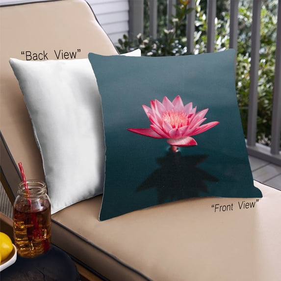Ahgly Company Sports Yoga Outdoor Throw Pillow, 18 inch by 18 inch