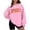 Pink, variant on ibiyuan Halloween Sweatshirts for Women Crew Neck Oversized Sweaters for Women Plus Spooky Season Skeleton Goth Cute Cotton Sweater Sweater Fall Pullover Tops Halloweens Great Gift for Her