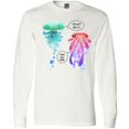 thumbnail image 3 of Inktastic Funny I'm Not Jelly Jellyfish in Blue and Pink Long Sleeve T-Shirt, 3 of 5